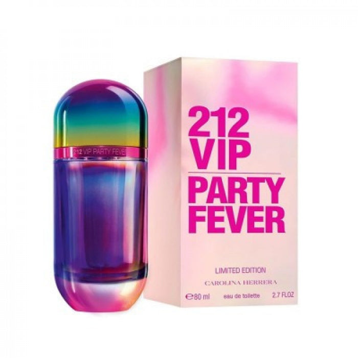 Carolina Herrera 212 VIP Party Fever Eau De Toilette For Women 80ml