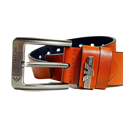 men leather belt armani branded