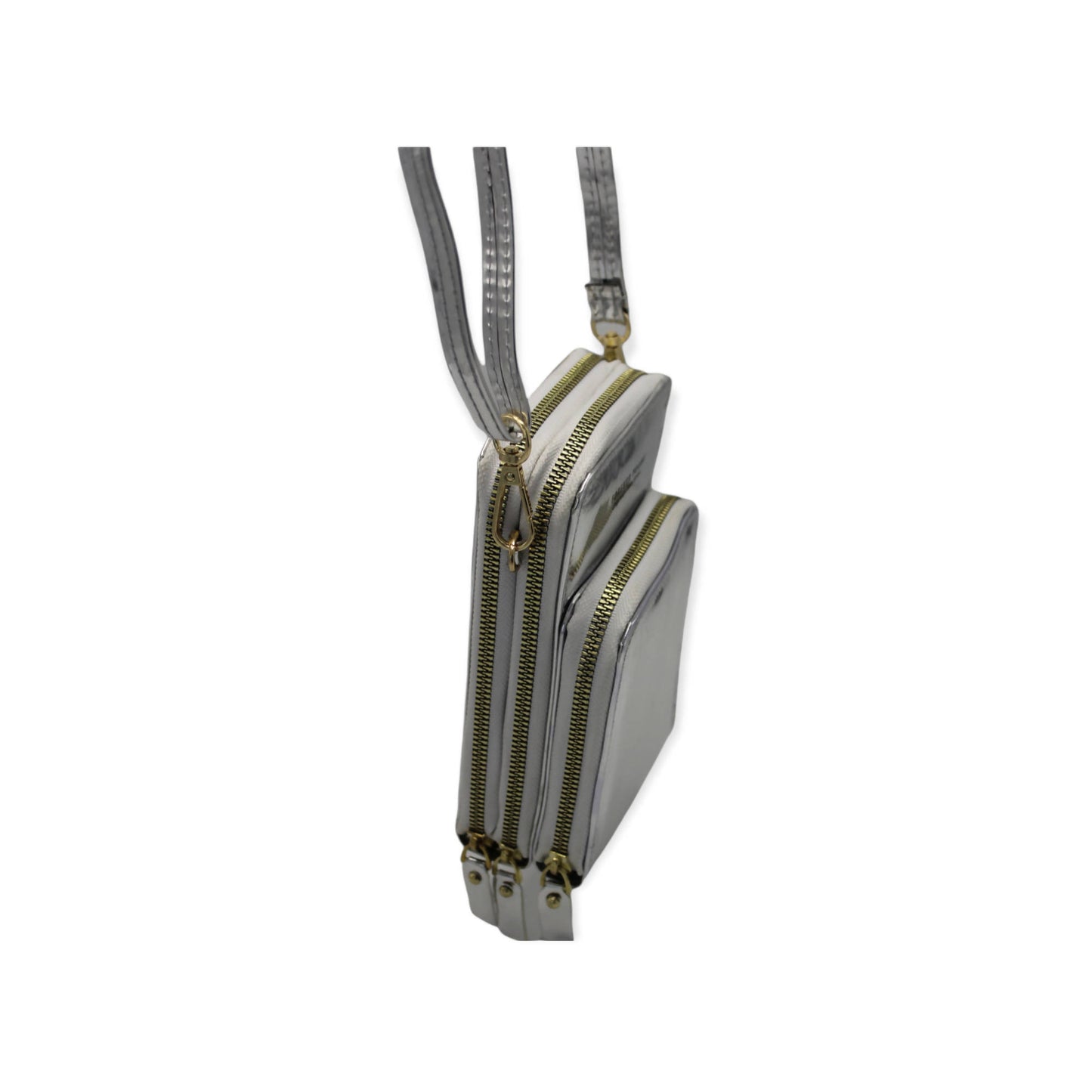 حقيبة صليب صغيرة صغيرة إلى الأبد الفضة المعدنية - الفضة المعدنية - الفضة المعدنية - الفضة المعدنية