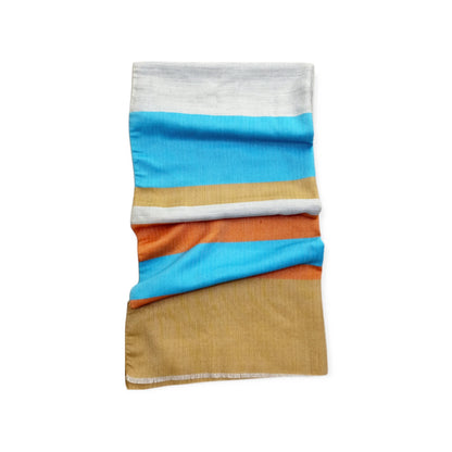 women stripped soft shawl 2113