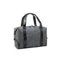 Leather Fashion Fitness High Capacity Shoulder Gym Duffle Bag 9802 Grey