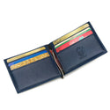 Mens Leather Bifold Money Clip Wallet Rahala RA110