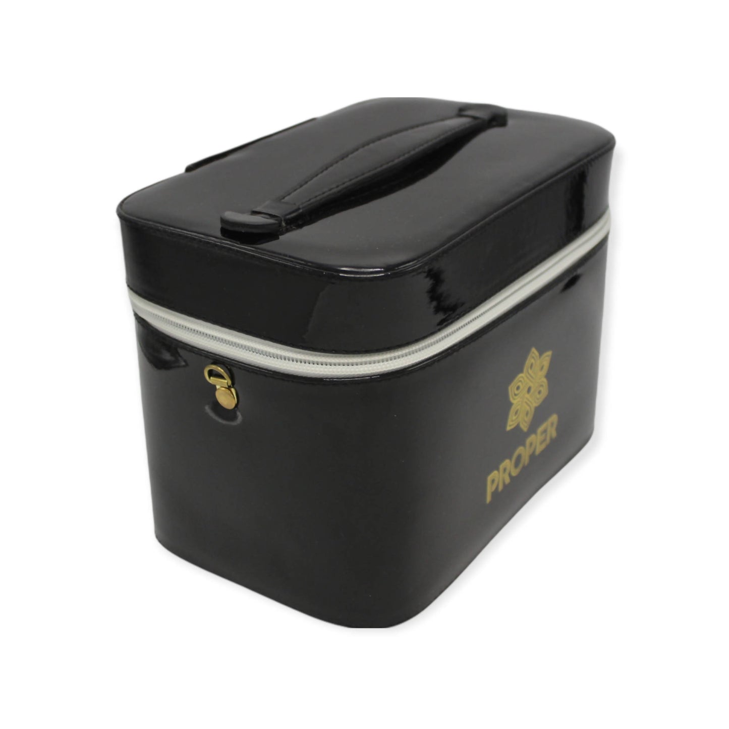 set of 3 makeup & toiletry travel case (black)