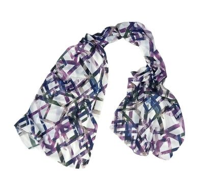 Crepe Chiffon Veil - Multi Color Chiffon Scarf 1012