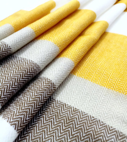 women stripped soft shawl 2112