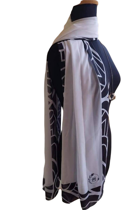 طرحة شيفون كريب - متعددة الالوان موديل 1211