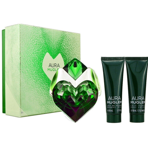 Thierry Mugler Aura Set For Women Eau De Parfum 30ml + Body Lotion 50ml + Shower Gel 50ml
