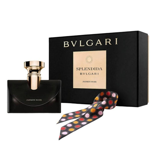 Bvlgari Splendida Jasmin Noir Set For Women Eau De Parfum 100ml + Scarf