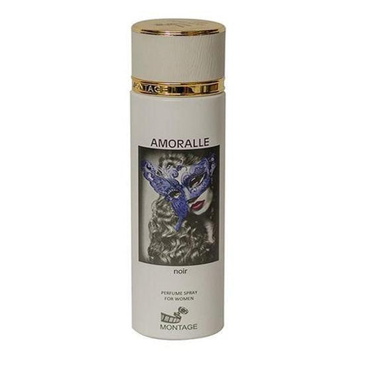 Amoralle Noir By Montage Perfume Spray For Women, 200 Ml - O2morny.com