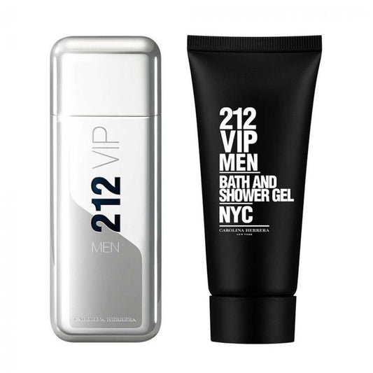Carolina Herrera 212 Vip Travel Set For Men De Toilette 100ml + Shower Gel 100ml