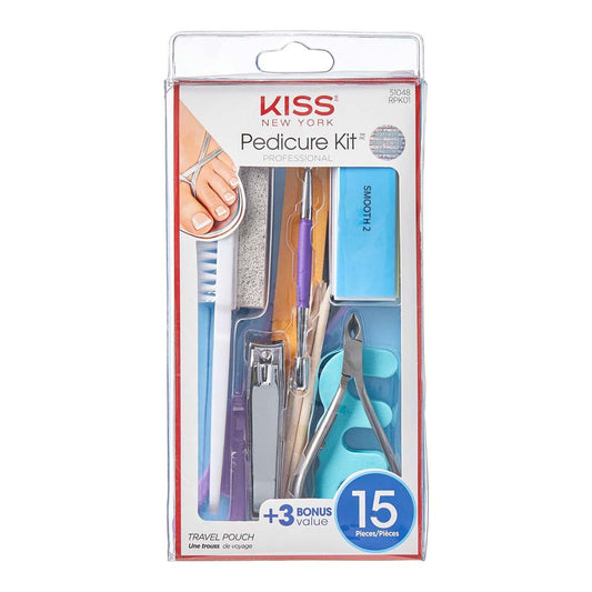 Kiss New York Professional Padicure Kit 15 Pieces