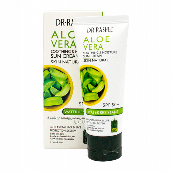 Dr. Rashel Softening And Moisturizing Sunscreen With aloe vera extract with SPF 50 & Water Resistant 60g