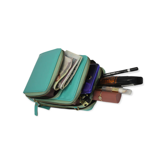 Forever young mini cross bag cyan