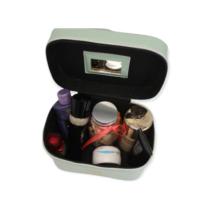 مجموعة من 3 حقائب سفر للمكياج وأدوات الزينة (مينت جرين)