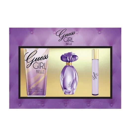 Guess Girl Belle Set Eau De Toilette 100ml + Body Lotion 200ml + Eau De Toilette 15ml - O2morny.com