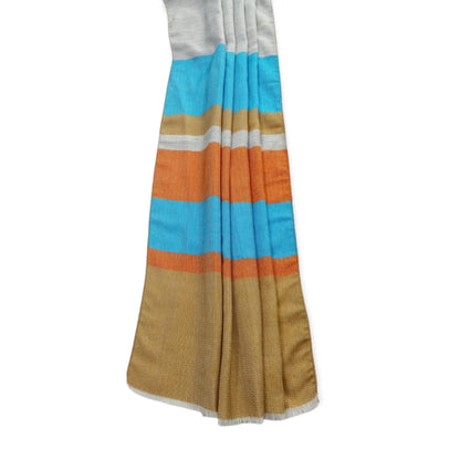 women stripped soft shawl 2113