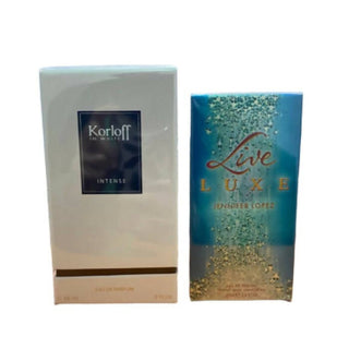 Korloff In White Intense Eau De Parfum For Men 88ml + Jennifer Lopez Live Luxe Eau De Parfum For Women 100ml