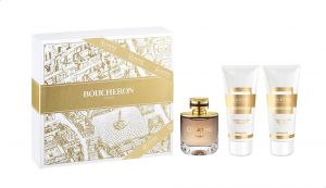 Boucheron Quatre Absolu De Nuit Set For Women Eau De Parfum 100ml + Body Lotion 100ml + Shower Gel 100ml