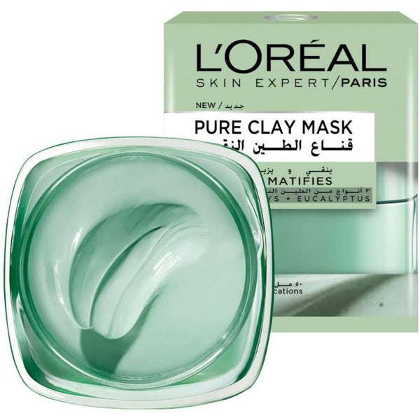 LOreal Green Clay Face Mask 50ml