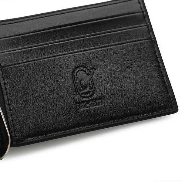 Mens Leather Bifold Money Clip Wallet Rahala RA110