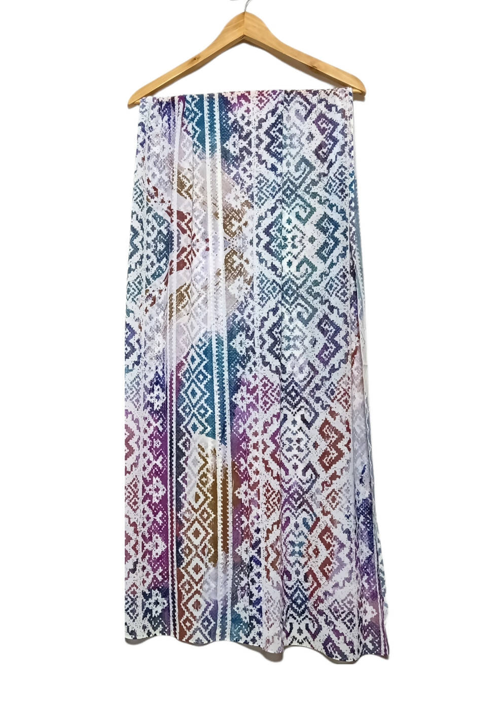 Crepe Chiffon Veil - Multi Color Chiffon Scarf 1016