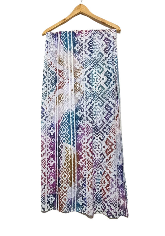 Crepe Chiffon Veil - وشاح الشيفون متعدد الألوان 1016