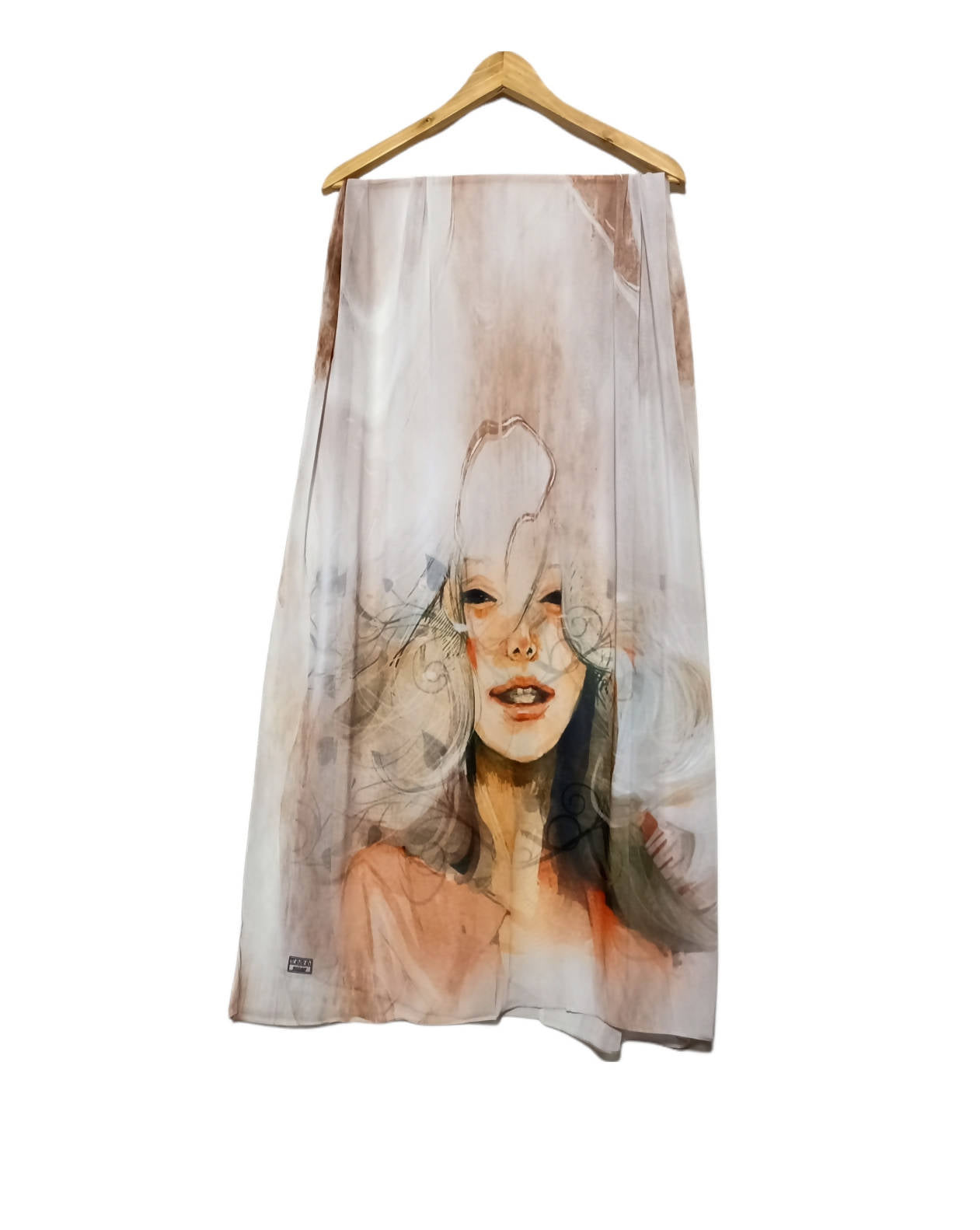 Crepe Chiffon Veil - Multi Color Chiffon Scarf 1009