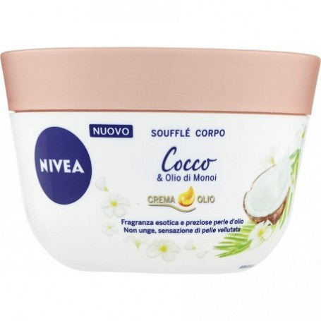Nivea Soufflé Corpo Cocco & Olio di Monoi Crema Olio 200ml