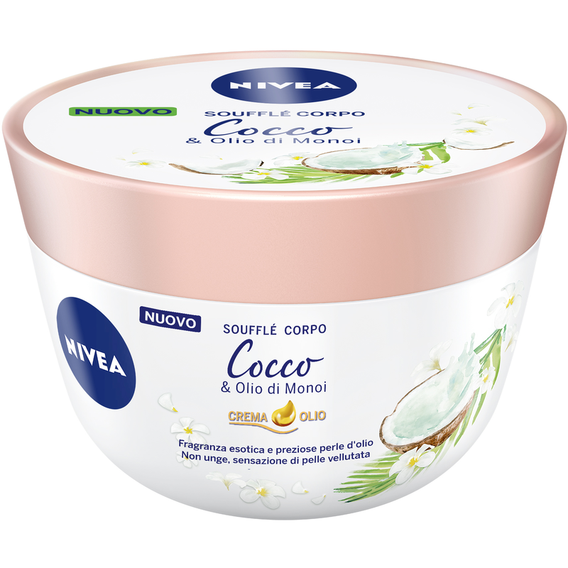 Nivea Soufflé Corpo Cocco & Olio di Monoi Crema Olio 200ml