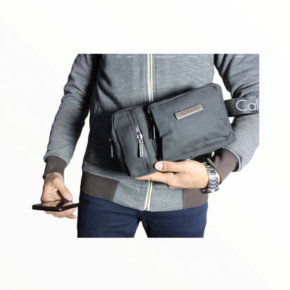 Men classy handy bag black