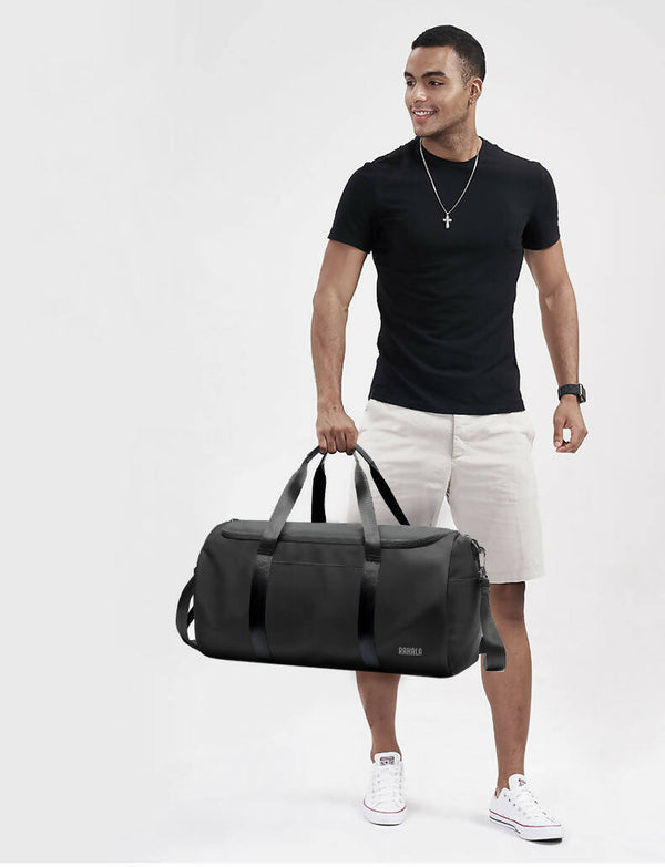 bag for the gym and travel large storage capacity unisex bag for men and women Shoe Compartment Rahala B00739