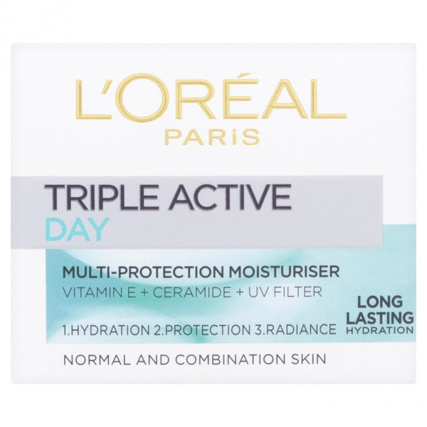LOreal Paris Dermo Expertise Triple Active Day Multi Protection Moisturiser Normal & Combination Skin 50ml