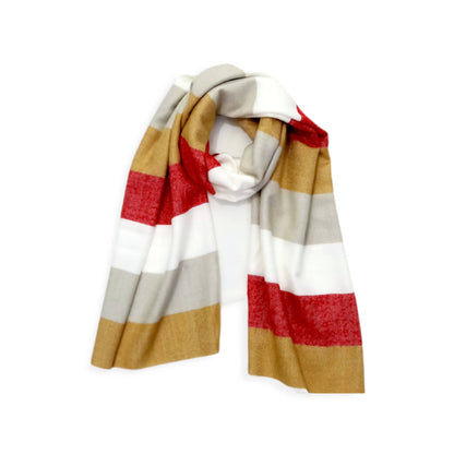 women stripped soft shawl 2114