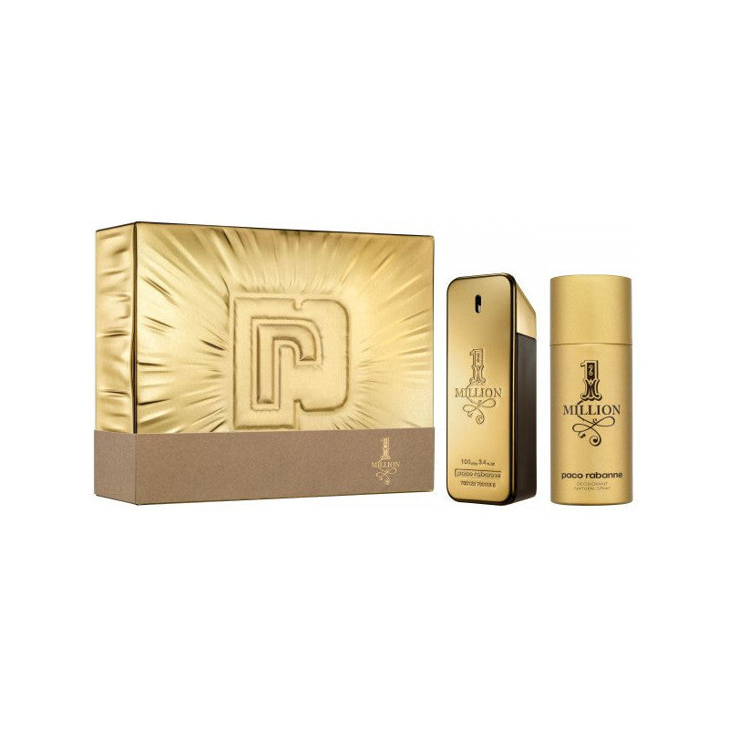 Paco Rabanne One Million Set For Men Eau De Toilette 100ml + Deodorant 150ml