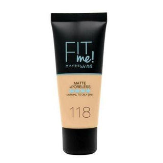 Buy 118-nude Maybelline New York Fit Me Matte and Poreless Foundation