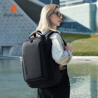 Unisex Water resistant Laptop Backpack 15.6 Inch Polyester Travel Shoulder bag Backpack for Men and Women Arctic Hunter B00554