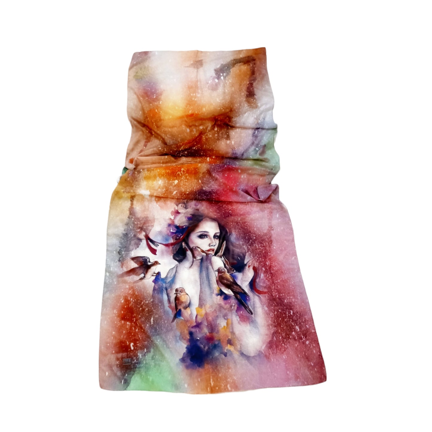 Crepe Chiffon Veil - Multi Color Chiffon Scarf 1002