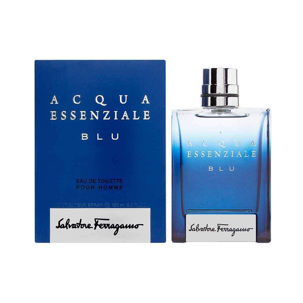 Salvatore Ferragamo Acqua Essenziale Blu Eau De Toilette for Men 100ml - O2morny.com