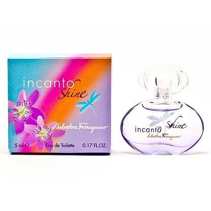 Mini Travel Salvatore Ferragamo Incanto Shine Eau De Toilette For Women 5ml