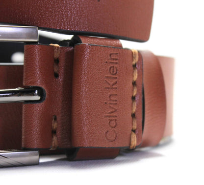 men leather belt ck branded