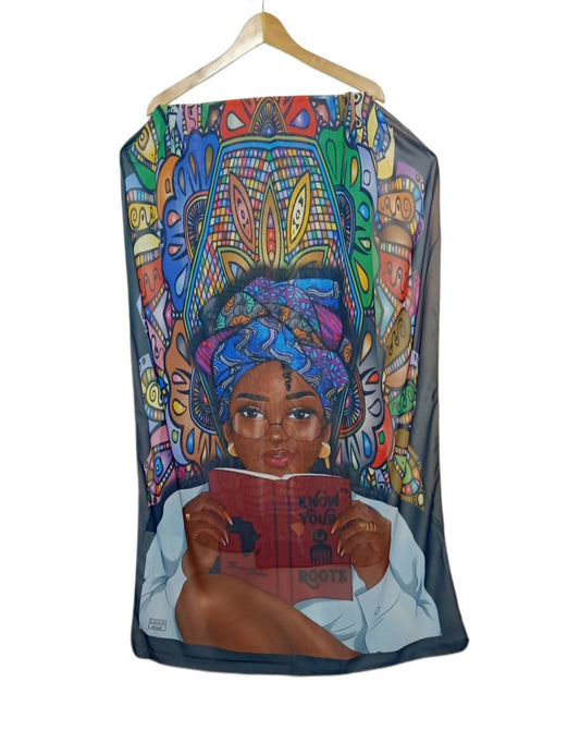 طرحة شيفون كريب - وشاح شيفون متعدد الألوان 1005