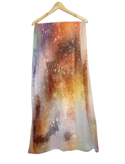 Crepe Chiffon Veil - Multi Color Chiffon Scarf 1002