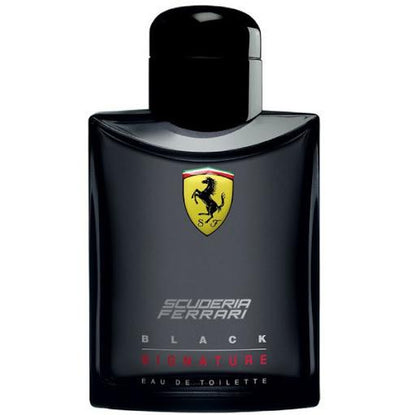 Ferrari Scuderia Black Signature Eau De Toilette for Men 125ml - O2morny.com