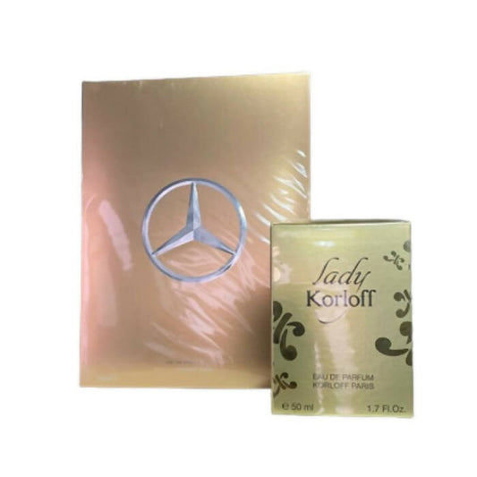 Mercedes Benz Private Eau De Parfum For Man 100ml + Korloff Lady Korloff Eau De Parfum For Women 50ml