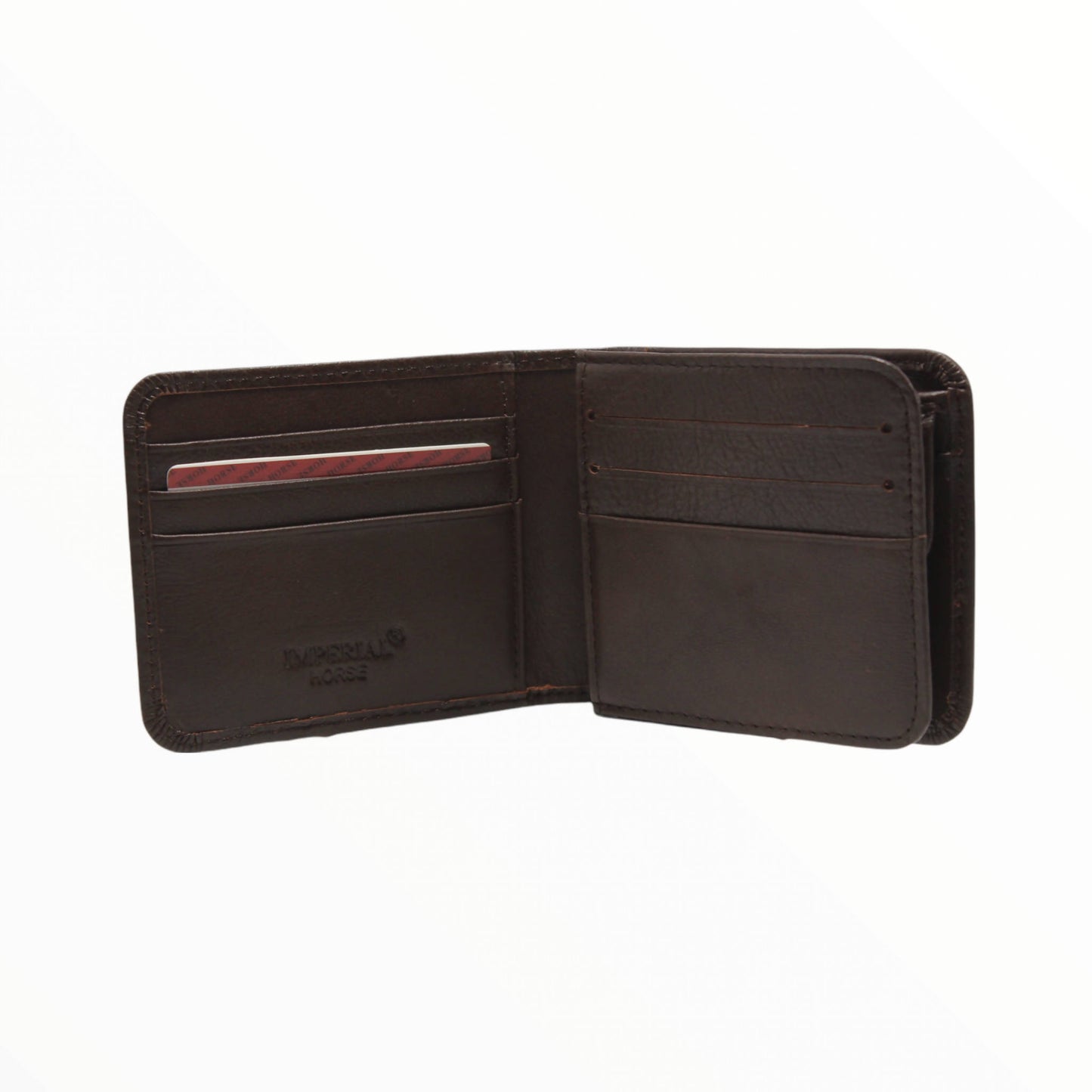 محفظة جلدية للرجال (بني) بني