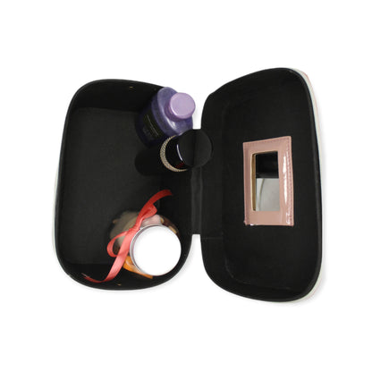 مجموعة من 3 حقائب سفر للمكياج وأدوات الزينة (كاشمير)