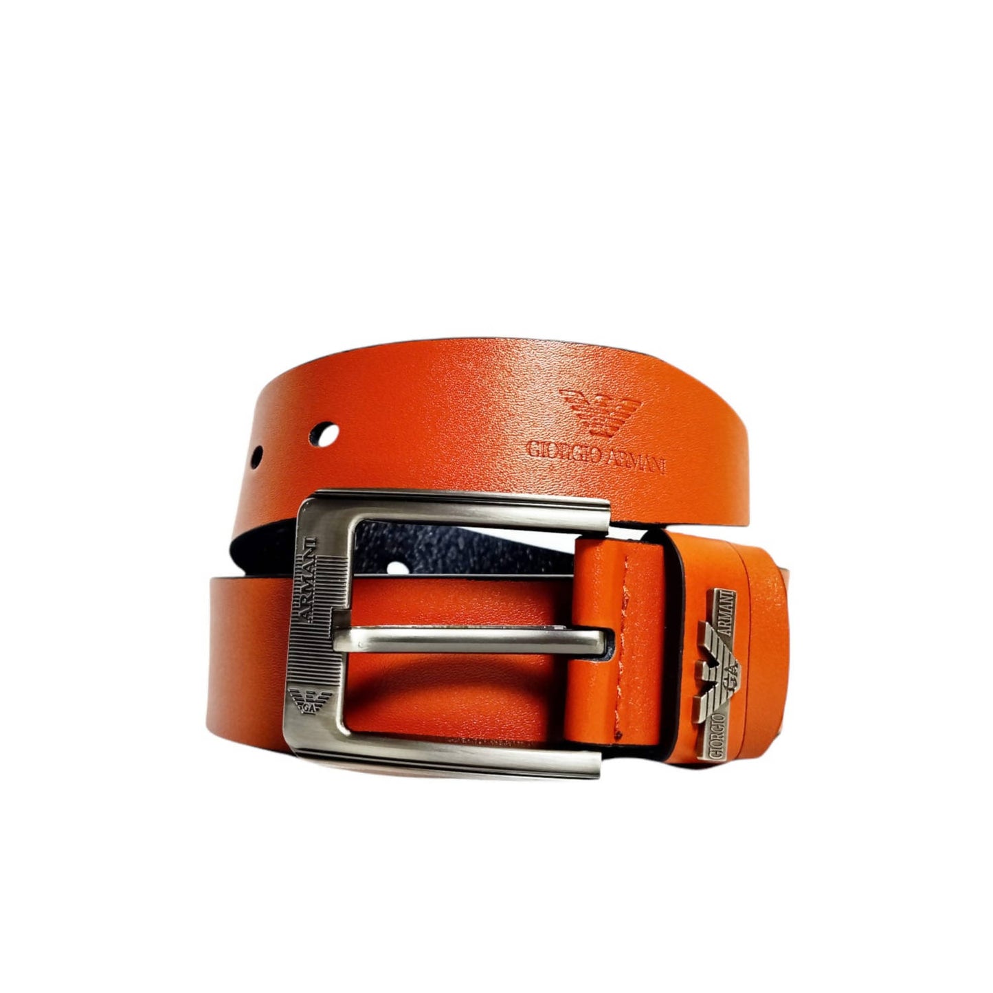 men leather belt armani branded