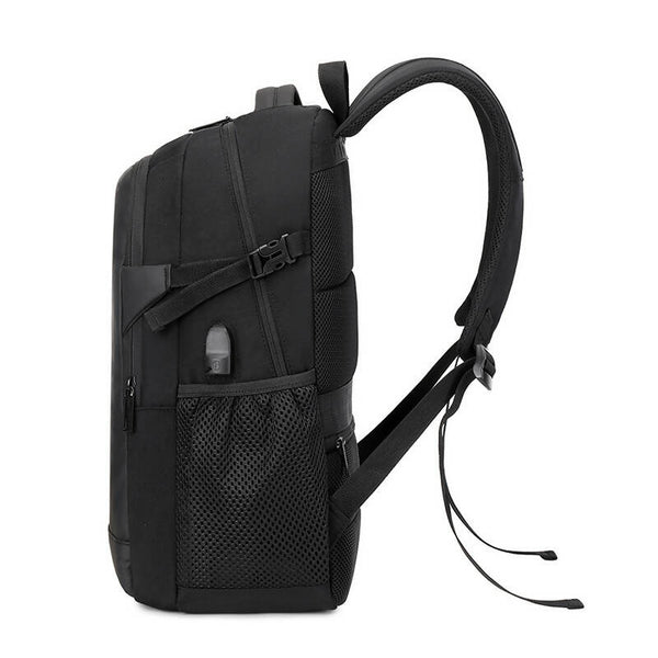 Laptop Backpack laptop bag school bag Waterproof Backpack Unisex Anti-Theft for 15.6 with USB Charger Rahala RAL2219 Black