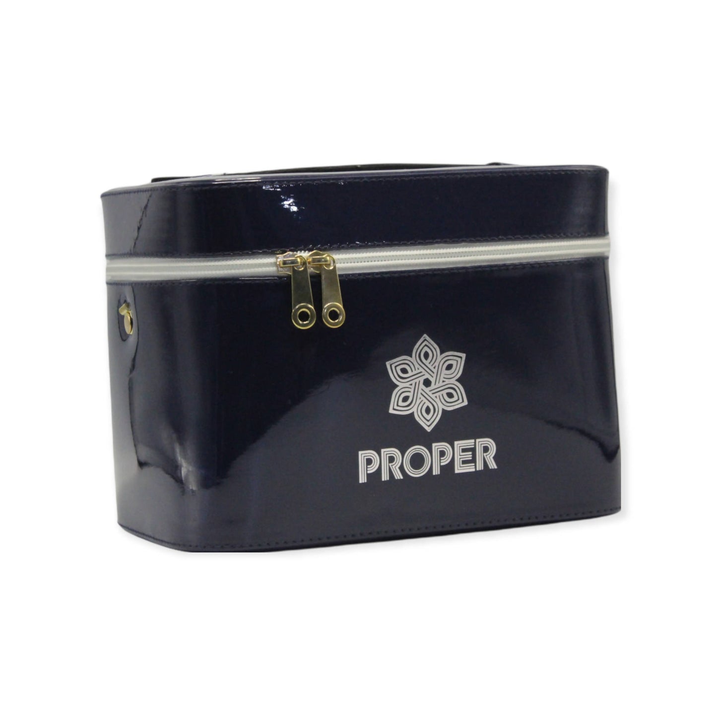 مجموعة من 3 حقائب سفر للمكياج وأدوات الزينة (أزرق غامق)