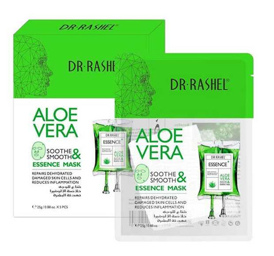Dr. Rashel Aloe Vera Soothe And Smooth Essence Mask 5 pcs